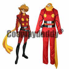 Cyborg 009: The Cyborg Soldier Joe Shimamura Red Uniform Cosplay Costume |  eBay