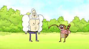 Regular Show - Skips You Were Wrong / Mordecai And Rigby Roast Skips -  YouTube