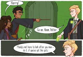 Comic by loquaciousliterature on Tumblr..(This is why Malfoy and Snape are  horrible people) : r/harrypotter
