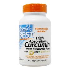 Doctor's Best High Absorption Curcumin - 120 Capsules - eVitamins India