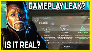 Apex Legends Blisk Gameplay Leak With Titan And Wall-Running Ability - Is  It Real Or A Forge? - YouTube