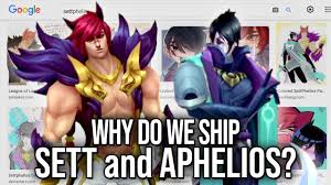 Where did all that Sett x Aphelios fanart come from? || #shorts - YouTube