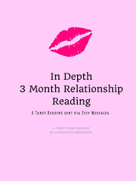 In Depth 3 MONTH Relationship Reading Tarot Card - Etsy