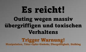 Kontrapolis » Es reicht! Outing wegen massiv übergriffigen und toxischen  Verhaltens