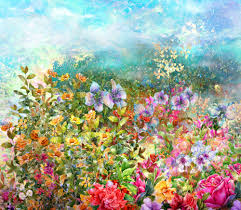 Premium Photo | Abstract colorful flowers watercolor painting. spring  multicolored