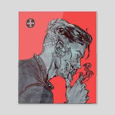 Urban Demon, an art acrylic by Syd Mills - INPRNT