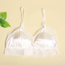 Women Mulberry Silk Lace Bra 3 Colors/6a Grade Mulberry Silk - Etsy