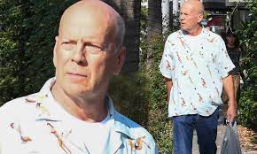 Bruce Willis is a brawny bombshell in sultry Playboy shirt as he steps out  in Los Angeles1752072 | Daily Mail Online