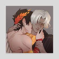 Thanatos x Zagreus - HADES, an art canvas by Ghoul - INPRNT