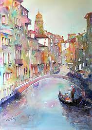 Delight of Venice Painting by Lei Zhang - Fine Art America