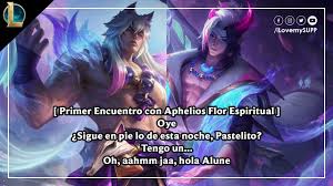 Sett Flor Espiritual (Interacciones con Aphelios Flor Espiritual) | League  of Legends - YouTube