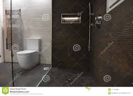 Modern Mix Vintage Bathroom, Walk in Shower Stock Photo - Image of mosaic,  walk: 111192498