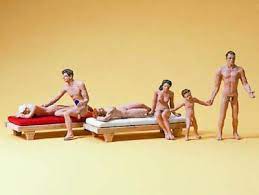 Preiser 10439 Paare am FKK Strand 6 Figuren Nackte Nudisten H0 Neu | eBay