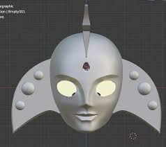 Ultrawoman Beth Ultraman USA 3D printable Cosplay helmet 3D model 3D  printable | CGTrader