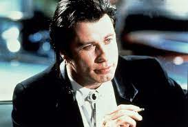 John Travolta stars as Vincent Vega in Pulp Fiction - Photographic print  for sale