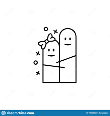 Relationship Friends Icon Symbol Für Freundschaft Stock Abbildung -  Illustration von männer, hand: 158003001