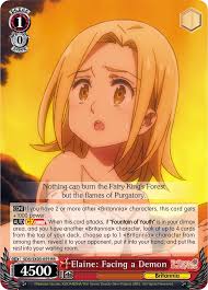 Elaine: Facing a Demon - The Seven Deadly Sins - Weiss Schwarz