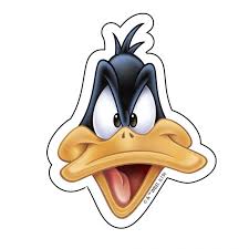 Looney Tunes Daffy Duck Face Vinyl Car Emblem Multi-Color | eBay