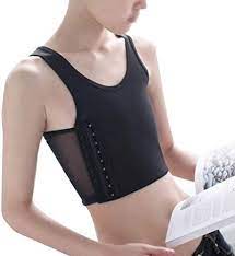Chest Binder Super Flat Bandage Corset Tomboy Trans Lesbian Large Breasts  Tomboy Vest Ice Silk (Color : Black, Size : Medium) price in UAE | Amazon  UAE | kanbkam