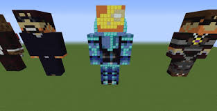 Team crafted statue land Minecraft Map