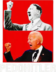 Adolf Hitler and Joe Biden pedohitler shirt