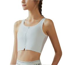 Amazon.com: Middle Zipper Breast Wrap Super Flat Bandage Chest Binder for  Tomboy Trans Lesbian Ice Silk Corset Short Tank Top (Color : White, Size :  XXX-Large) : Home & Kitchen