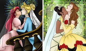 What if Disney Princesses fell in love with each other? - GEEKSPIN