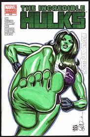 She Hulk Gamma Feet | Superhero Foot Fetish Pics | Luscious Hentai Manga &  Porn