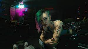 Sexy Cosplay zu Cyberpunk 2077: Die schöne Judy - genau wie im Spiel!