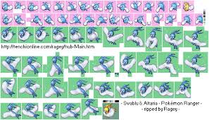 DS / DSi - Pokémon Ranger - Swablu & Altaria - The Spriters Resource