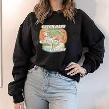 Catch bass gain mass eat ass shirt