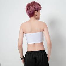 Strapless Chest Breast Binder For Big Boobs Women Intimates Trans Lesbian  Short Shaper Corset Tomboy Undershirt Vest Tank Tops - Tube Tops -  AliExpress
