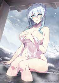 Bathing With Yukino In The Onsen (Zeroshiki Kouichi) [Hitozukiai Ga Nigate  Na Miboujin No Yukionna-san To Noroi No Yubiwa] - Genshin Impact Hentai