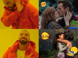 Camp Cretaceous Gay kiss meme | Jurassic Park | Know Your Meme