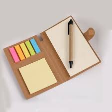Eco Friendly Notepad with Pen & Sticky -