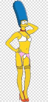 Marge Simpson Bart Simpson Lisa Simpson Homer Simpson Nude , Sexy Underwear  transparent background PNG clipart | HiClipart