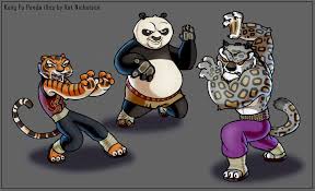 Po, Tigress Vs Tai Lung - Kung Fu Panda Fan Art (7972115) - Fanpop