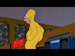 The Simpsons- Homer dancing naked in church - YouTube