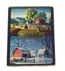 Vintage American Artist DALE NICHOLS Miniature Playing Cards Full Double  Deck | eBay