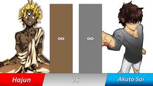 Akuto Sai Vs Hajun Power Level - YouTube