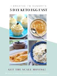 Keto Egg Fast Diet Menu Plan & FAQs - I Breathe I'm Hungry