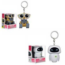 FUNKO Disney Pixar Movie Anime Keychain Figure Toys EVE & WALL E Vinyl  Figure Action Pocket Keychain Collection Doll Model Toys| | - AliExpress