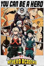 My Hero Academia - Manga TV Show Poster (Cast - You Can Be A Hero) (24