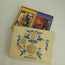 Abstract Art Vintage Double Deck Playing Cards with Box | eBay