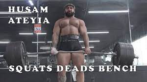 Husam Ateyia From Bodybuilder to Powerlifter Insane Strength Workout -  YouTube