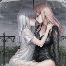 Lesbian, kiss and cute anime #615839 on animesher.com