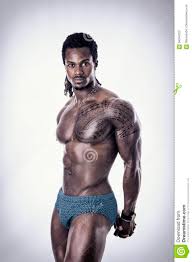 African American Bodybuilder Man, Naked Muscular Torso Stock Photo - Image  of muscular, posing: 94346202