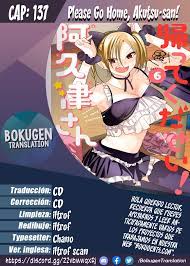 Kaette kudasai! Akutsu-san Capitulo 137 En línea