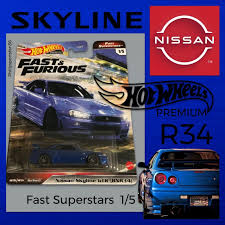 Hot Wheels Premium Fast & Furious Fast Superstars 1/5 Nissan Skyline GTR R34  🔥 | eBay