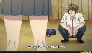 Anime thighs be like - Meme Fort